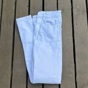 Stradivarius White Skinny Jeans